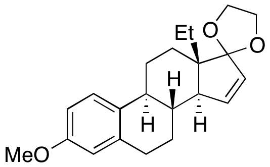 13-Ethyl-3-methoxygona-1,3,5(10),15-tetraen-17-one Cyclic Ethylene Acetal