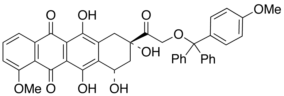 14-((4-Methoxyphenyl)diphenylmethoxy) Daunomycinone