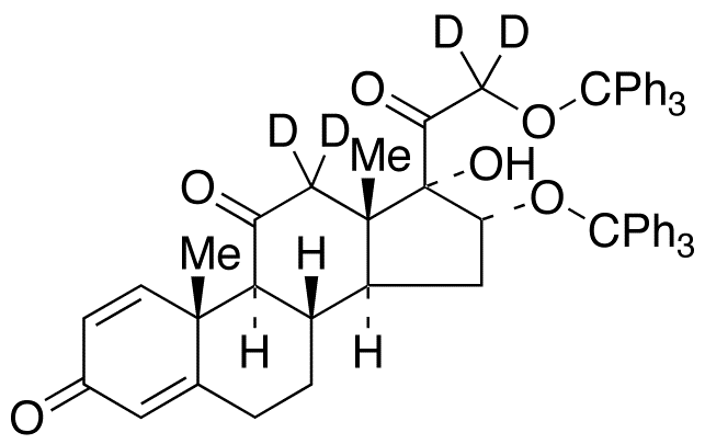 16,21-O-Trityl-17-hydroxypregna-1,4-diene-3,11,20-trione-d4