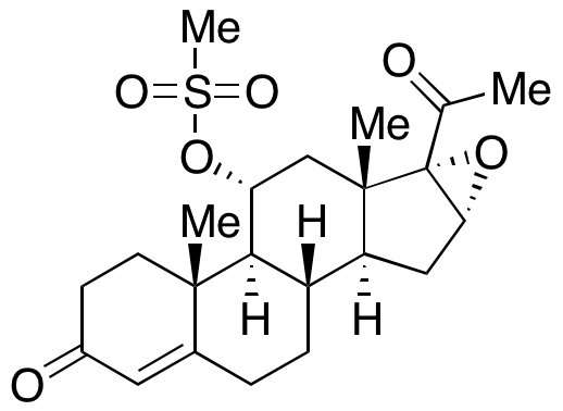 16α,17-Epoxy-11α-hydroxyprogesterone Methanesulfonate