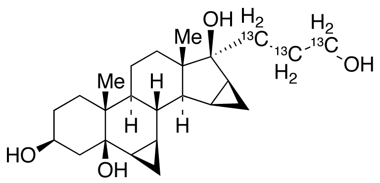 17-(3-Hydroxypropyl-13C3)-6β,7β:15β,16β-dimethyleneandrostane-3β,5β,17β-triol