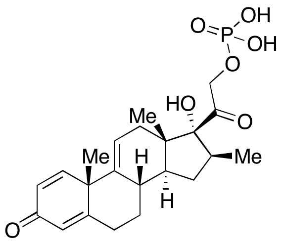 17,21-Dihydroxy-16β-methyl-pregna-1,4,9(11)-triene-3,20-dione 21-phosphate Ester