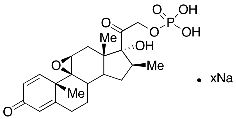 17,21-Dihydroxy-9,11-epoxy-16β-methyl-pregna-1,4,diene-3,20-dione 21-Phosphate Ester Sodium Salt