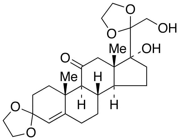 17,21-Dihydroxy-pregn-5-ene-3,11,20-trione 3,20-Diethylene Ketal