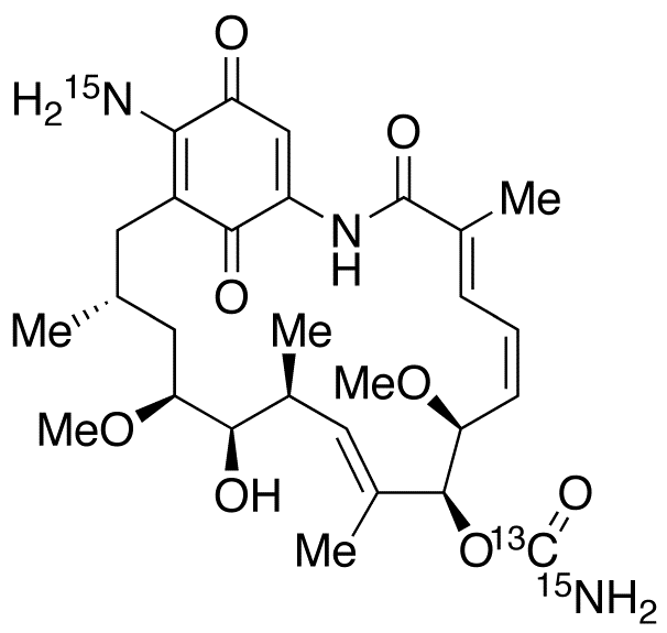 17-Amino Geldanamycin-13C,15N2