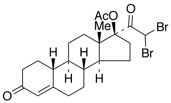 17-Desethynyl 17-Dibromomethylaceto-norethindrone Acetate