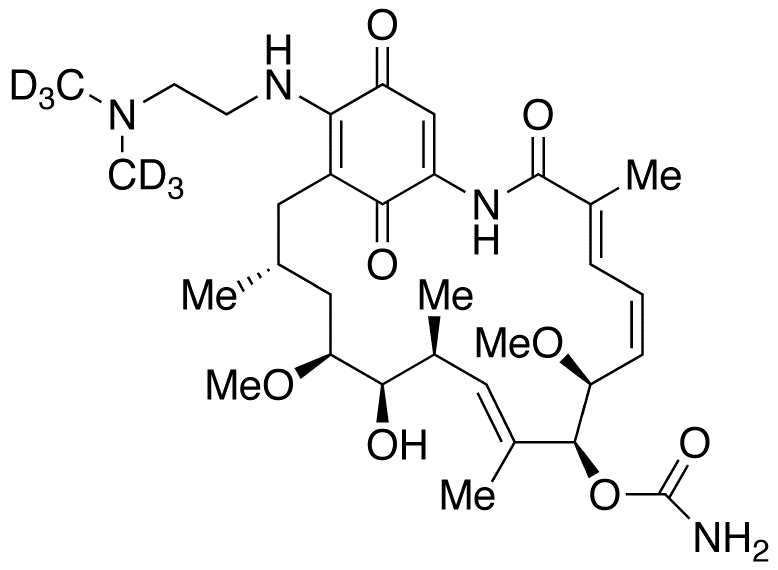 17-N-(2-Dimethylaminoethylamino)-17-demethoxy Geldanamycin-d6