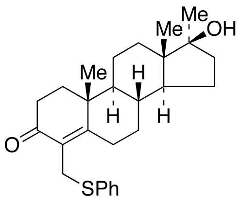 17α-Methyl-4-[(phenylthio)methyl]testosterone