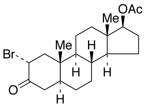 17β-Acetoxy-2α-bromo-5α-androstanone