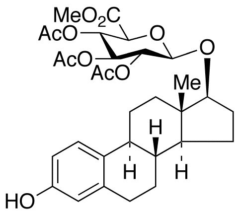 17β-Estradiol 17-(2,3,4-Tri-O-acetyl-β-D-glucuronide Methyl Ester)