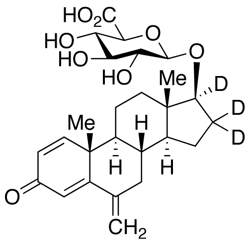 17β-Hydroxy Exemestane-d3 17-O-β-D-Glucuronide