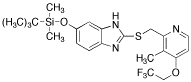 2-[[[3-Methyl-4-(2,2,2-trifluoroethoxy)-2-pyridyl]methyl]thio]-5-(tert-butyldimethylsilyloxy)-1H-benzimidazole