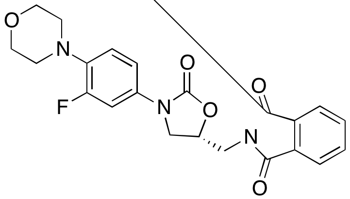 2-[[(5R)-3-[3-Fluoro-4-(4-morpholinyl)phenyl]-2-oxo-5-oxazolidinyl]methyl]-1H-isoindole-1,3(2H)-dione