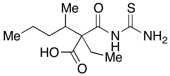 2-[[(Aminothioxomethyl)amino]carbonyl]-2-ethyl-3-methylhexanoic Acid