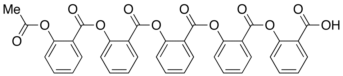 2-[[2-[[2-(Acetyloxy)benzoyl]oxy]benzoyl]oxy]benzoic Acid 2-[(2-Carboxyphenoxy)carbonyl]phenyl Ester