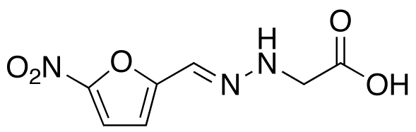 2-[-2[(5-Nitro-2-furanyl)methylene]hydrazinyl]acetic Acid