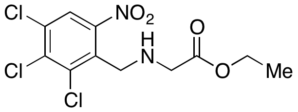 2-((2,3,4-Trichloro-6-nitrobenzyl)amino)acetic Acid Ethyl Ester