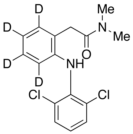 2-[(2,6-Dichlorophenyl)amino]-N,N-dimethylbenzeneacetamide-d4