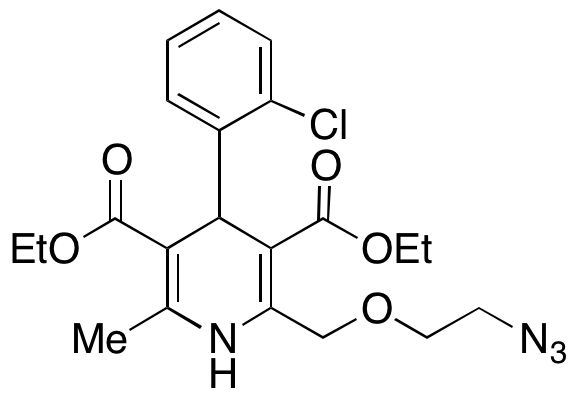 2-((2-Azidoethoxy)methyl)-4-(2-chlorophenyl)-6-methyl-1,4-dihydropyridine-3,5-dicarboxylic Acid Diethyl Ester