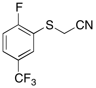 2-[[2-Fluoro-5-(trifluoromethyl)phenyl]thio]acetonitrile