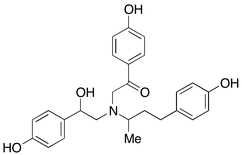 2-((2-Hydroxy-2-(4-hydroxyphenyl)ethyl)(4-(4-hydroxyphenyl)butan-2-yl)amino)-1-(4-hydroxyphenyl)ethanone