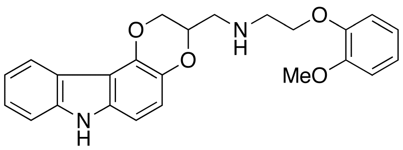 2-[(2-Methoxyphenoly)ethyl)aminomethyl]-1,4-dioxin-9H-carbazol