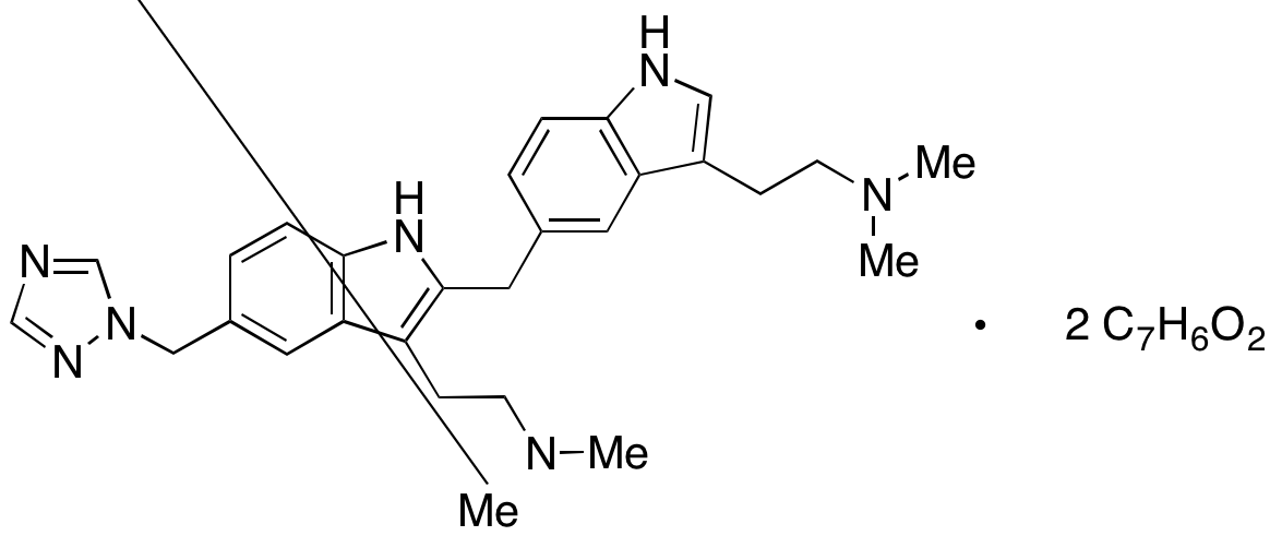 2-[[3-[2-(Dimethylamino)ethyl]-1H-indol-5-yl]methyl] Rizatriptan Dibenzoate