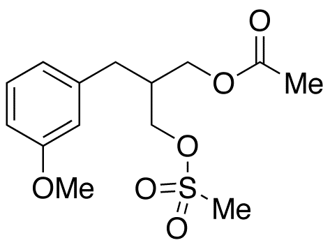 2-[(3-Methoxyphenyl)methyl]-1,3-propanediol 1-Acetate 3-Methanesulfonate