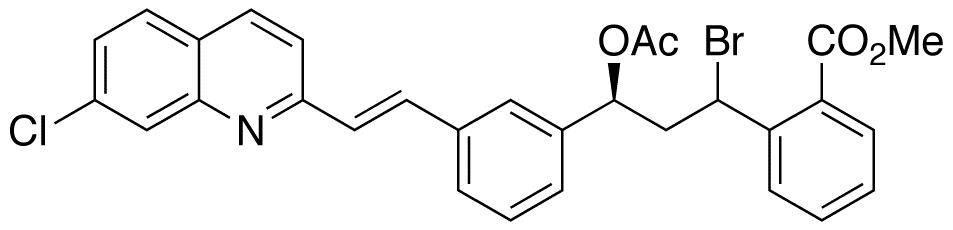 2-[(3S)-3-(Acetyloxy)-1-bromo-3-[3-[(1E)-2-(7-chloro-2-quinolinyl)ethenyl]phenyl]propyl]-benzoic Acid Methyl Ester