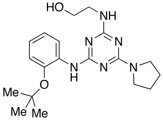 2-[[4-[[2-(1,1-Dimethylethoxy)phenyl]amino]-6-(1-pyrrolidinyl)-1,3,5-triazin-2-yl]amino]ethanol