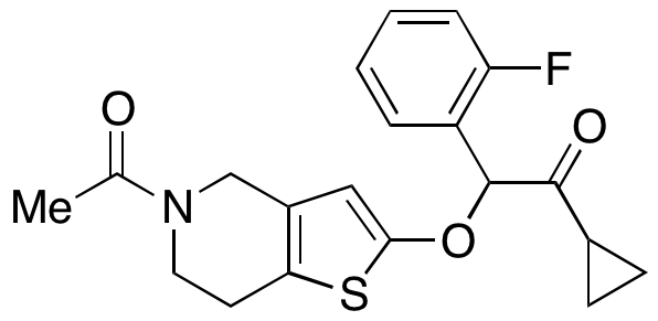 2-((5-Acetyl-4,5,6,7-tetrahydrothieno[3,2-c]pyridin-2-yl)oxy)-1-cyclopropyl-2-(2-fluorophenyl)ethanone