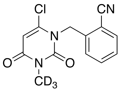 2-[(6-Chloro-3,4-dihydro-3-methyl-2,4-dioxo-1(2H)-pyrimidinyl)methyl]-benzonitrile-d3