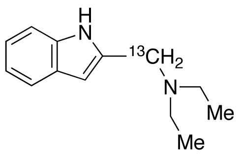 2-[(Diethylamino)methyl-13C]indole