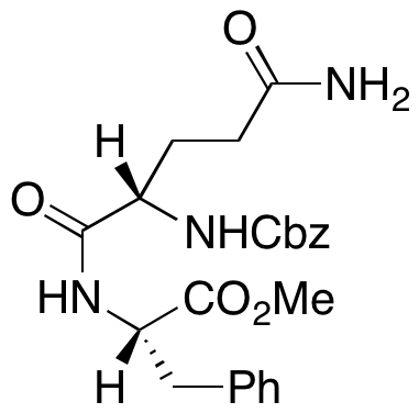 2-((S)-5-Amino-2-(((benzyloxy)carbonyl)amino)-5-oxopentanamido)-3-phenylpropanoic Acid Methyl Ester