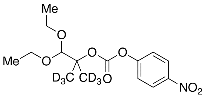 2-(1,1-Diethoxy-2-methyl)propyl 4’-Nitrophenyl Carbonate-d6