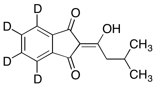 2-(1-Hydroxy-3-methylbutylidene)-1H-indene-1,3(2H)-dione-d4