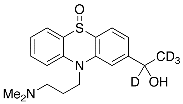 2-(1-Hydroxyethyl) Promazine-d4 Sulfoxide