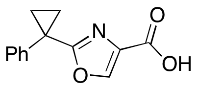 2-(1-Phenylcyclopropyl)-4-oxazolecarboxylic Acid