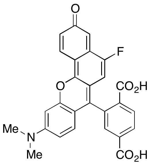 2-[10-(Dimethylamino)-5-fluoro-3-oxo-3H-benzo[c]xanthen-7-yl]-1,4-benzenedicarboxylic Acid