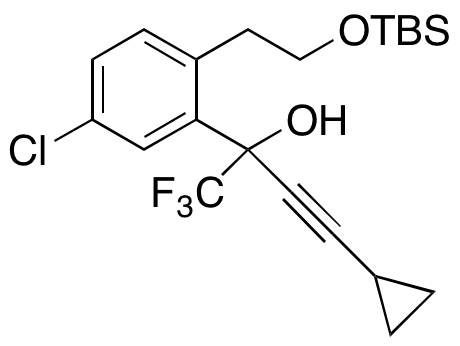 2-(2-(2-((tert-Butyldimethylsilyl)oxy)ethyl)-5-chlorophenyl)-4-cyclopropyl-1,1,1-trifluorobut-3-yn-2-ol