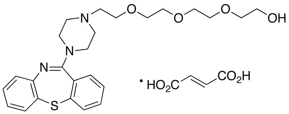 2-[2-[2-[2-(4-Dibenzo[b,f][1,4]thiazepin-11-yl-1-piperazinyl)ethoxy]ethoxy]ethoxy]-ethanol Fumarate