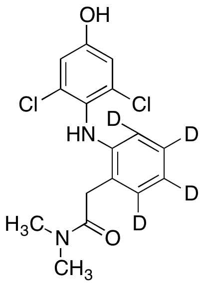 2-[2-(2’,6’-Dichloro-4’-hydroxphenylamino)phenyl-d4]-N,N-dimethylacetamide