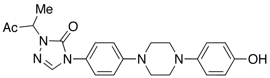 2-[2-(3-Oxobutyl)]-4-{4-[4-(4-hydroxyphenyl)-piperazin-1-yl]-phenyl}-2,4-dihydro-[1,2,4-triazol-3-one