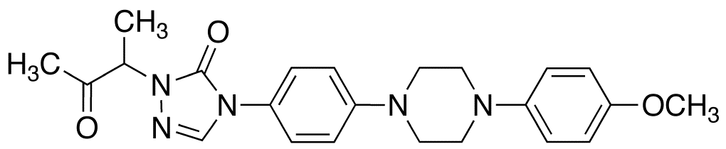 2-[2-(3-Oxobutyl)]-4-{4-[4-(4-methoxyphenyl)-piperazin-1-yl]-phenyl}-2,4-dihydro-[1,2,4-triazol-3-one