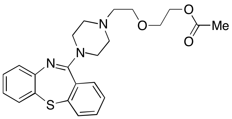 2-(2-(4-(Dibenzo[b,f][1,4]thiazepin-11-yl)piperazin-1-yl)ethoxy)ethyl Acetate