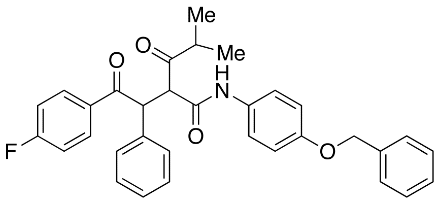 2-[2-(4-Fluorophenyl)-2-oxo-1-phenyl-ethyl]-4-methyl-3-oxo-pentanoic Acid, (4-Benzyloxy-phenyl)-amide