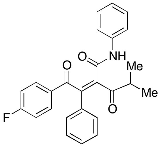 2-[2-(4-Fluorophenyl)-2-oxo-1-phenylethylidene]-4-methyl-3-oxo-N-phenylpentanamide