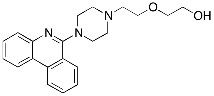 2-(2-(4-Phenanthridin-6-yl)piperazin-1-yl)ethoxy)ethanol