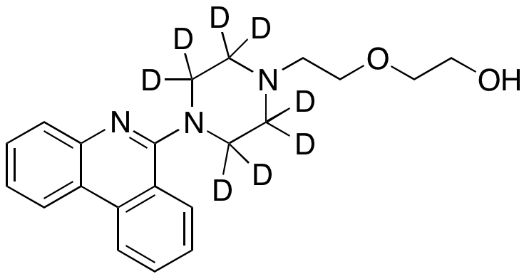 2-(2-(4-Phenanthridin-6-yl)piperazin-1-yl)ethoxy)ethanol-D8