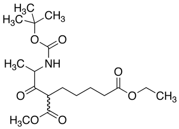2-[2-(N-Boc-amino)propionyl]heptanedioic Acid 7-Ethyl Ester 1-Methyl Ester